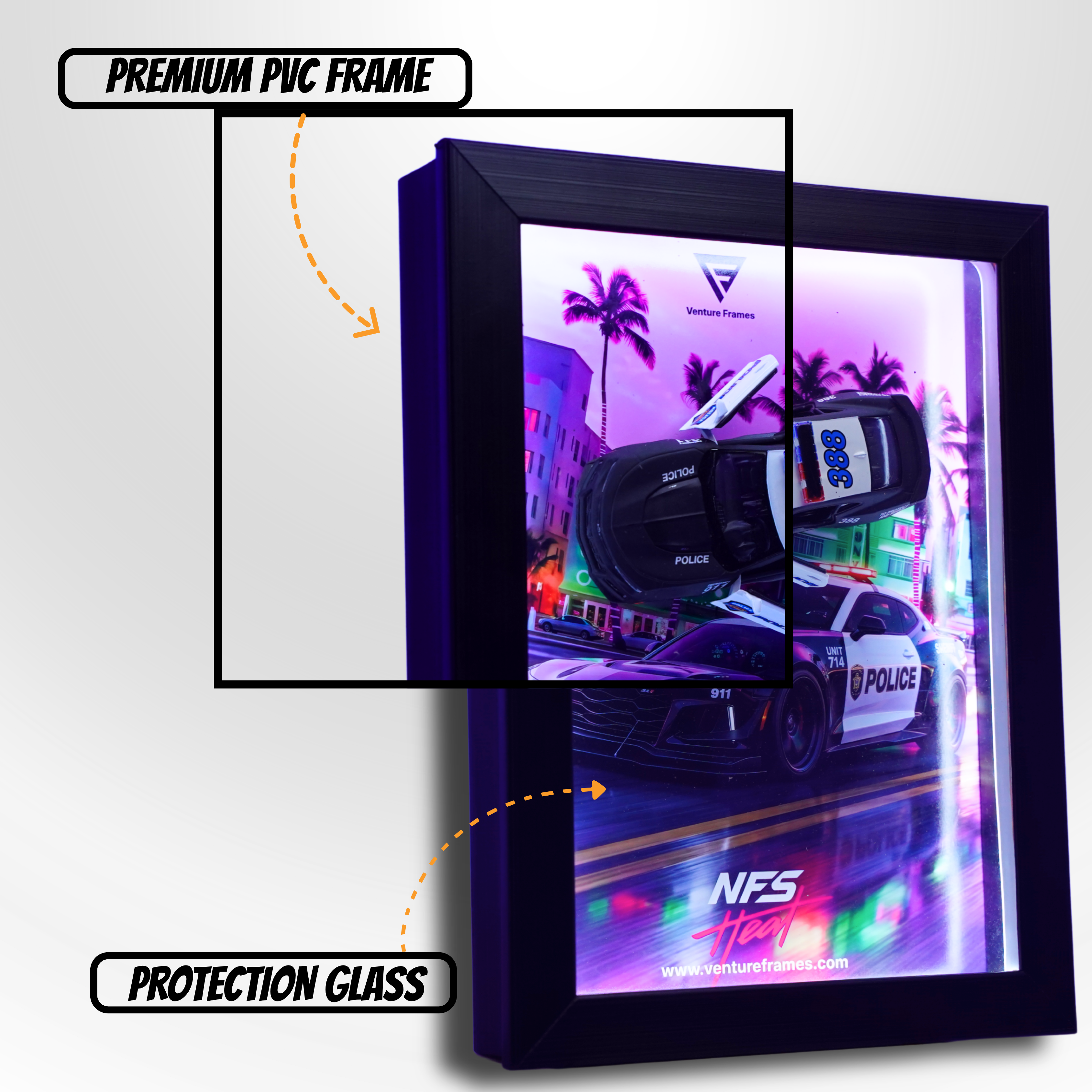 NFS Heat x Chevrolet Camaro Police Frame (Limited Edition)