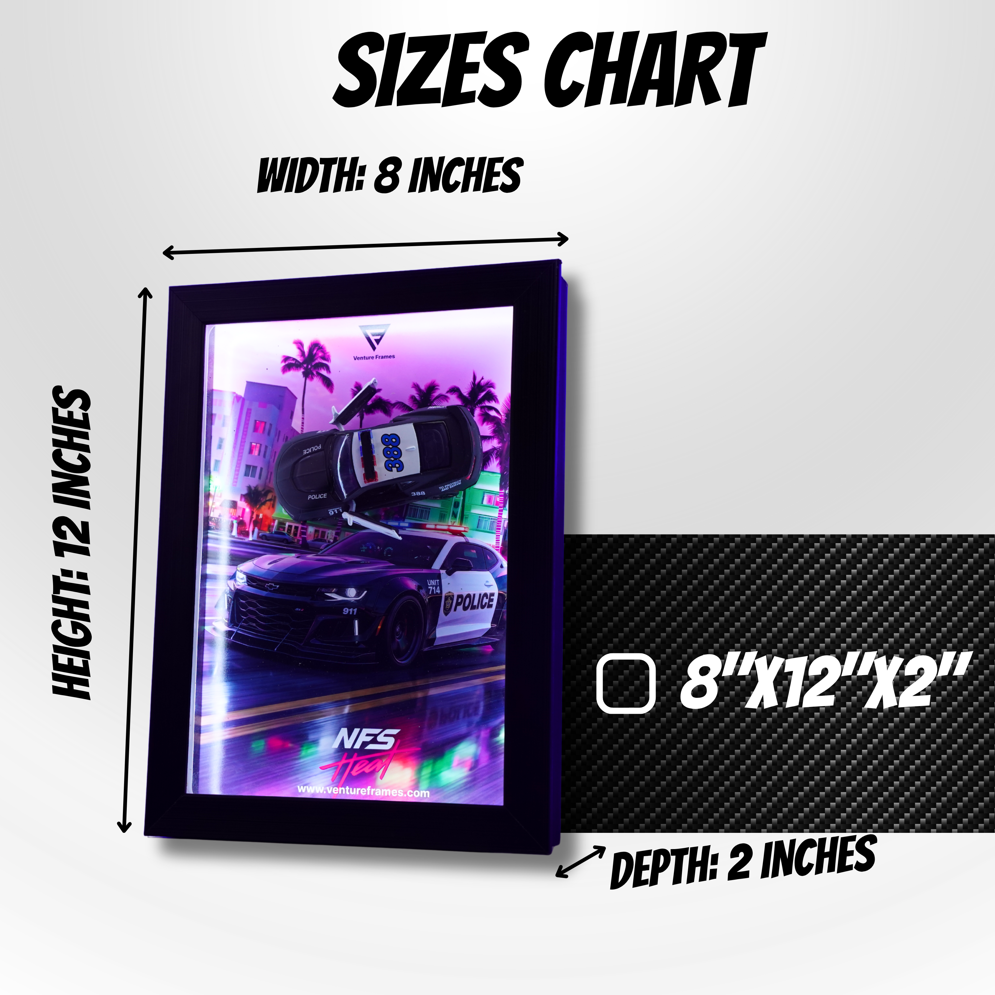 NFS Heat x Chevrolet Camaro Police Frame (Limited Edition)