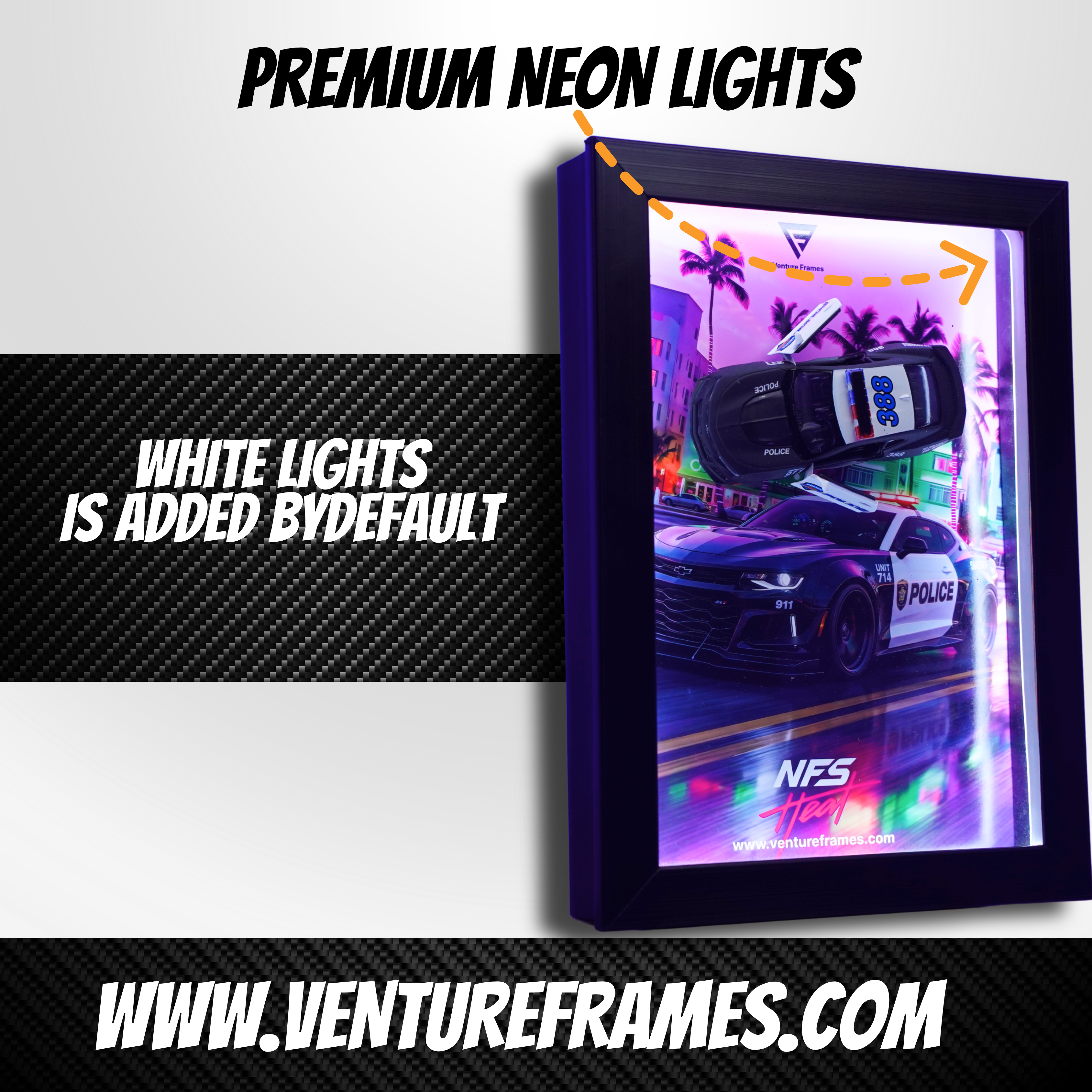 NFS Heat x Chevrolet Camaro Police Frame (Limited Edition)