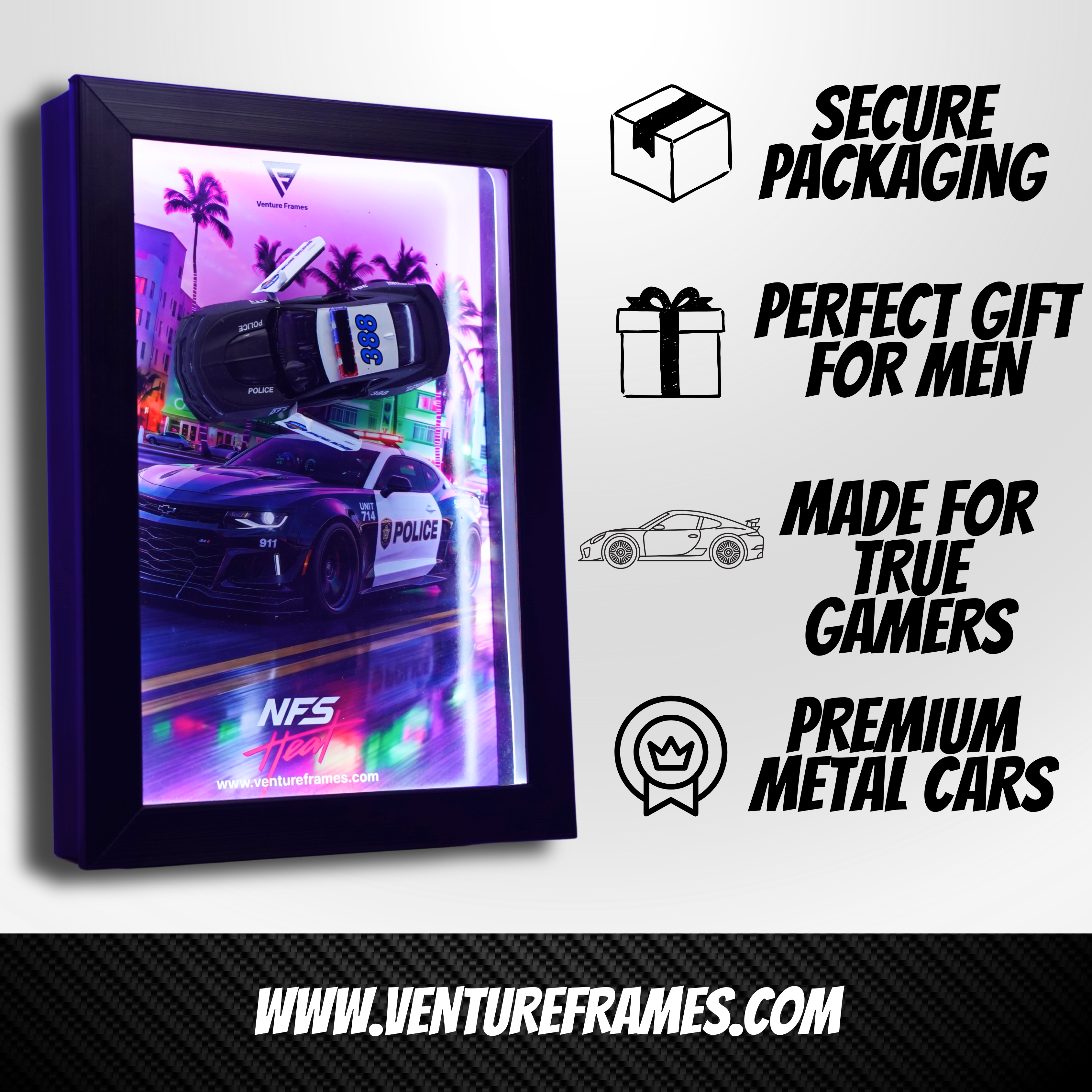 NFS Heat x Chevrolet Camaro Police Frame (Limited Edition)